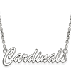 Sterling Silver Cardinals Pendant with 18in Chain