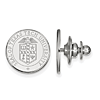 Sterling Silver Texas Tech University Crest Lapel Pin