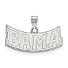 Sterling Silver 1/2in BAMA Pendant