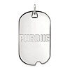 Sterling Silver Purdue University Dog Tag