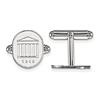 Sterling Silver University of Mississippi Crest Cuff Links