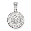 University of Iowa Seal Pendant 5/8in Sterling Silver
