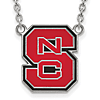 Sterling Silver North Carolina State Enamel Pendant with 18in Chain