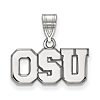 Sterling Silver 3/8in Ohio State University OSU Pendant