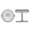 Sterling Silver University of Wisconsin Crest Cuff Links