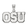 Sterling Silver Ohio State University OSU Pendant