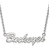 Sterling Silver Ohio State University Buckeyes Pendant