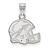 Sterling Silver 1/2in Florida State University Helmet Pendant