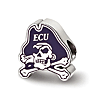 Sterling Silver East Carolina University Pirate Bead