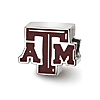 Sterling Silver Texas A&M University ATM Enameled Logo Bead