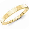 14kt Yellow Gold 3mm Tapered Polished Wedding Band