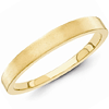14kt Yellow Gold 3mm Tapered Satin Wedding Band
