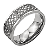 8mm Titanium Weave Design Band