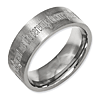 Titanium Flat 8mm Serenity Prayer Wedding Band