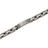Titanium Brushed ID Bracelet 8.75in