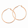 14kt Rose Gold 1 3/4in Classic Hoop Earrings 2mm