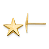 14k Yellow Gold Nautical Star Earrings