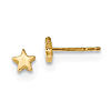14kt Yellow Gold Star Stud Earrings