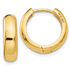 14kt Yellow Gold 5/8in Huggie Earrings 3.5mm