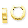14kt Yellow Gold 1/2in Hinged Hoop Earrings 4.5mm