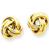 14kt Yellow Gold Mini Double Love Knot Earrings