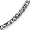 14kt White Gold 2.9mm Flat Curb Chain