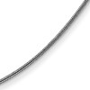 14k White Gold 18in Round Snake Chain .80mm