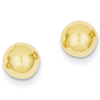 14kt Yellow Gold 7mm Ball Post Earrings
