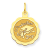14kt Yellow Gold 5/8in Graduation Day Charm