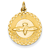 14k Yellow Gold 3/4in My Confirmation Pendant