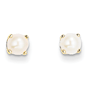 14kt Yellow Gold 5mm Freshwater Cultured Pearl Stud Earrings