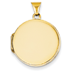 14kt Yellow Gold 3/4in Round Domed Locket