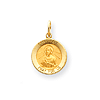 14k 9/16in Saint Paul Medal Charm