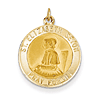 14kt Yellow Gold 3/4in Saint Elizabeth Seton Medal