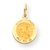 14kt Yellow Gold 7/16in Saint Matthew Medal