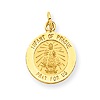14kt Yellow Gold 7/16in Infant of Prague Medal Charm