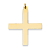 14kt Yellow Gold 1 1/4in Greek Cross Pendant