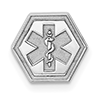 Petite Medical Charm 5/16in - Sterling Silver