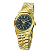 Mens Charles Hubert 14k Gold-plated Black Dial Watch No. 3635-GB