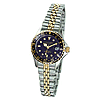 Charles Hubert Two-tone Stainless Steel Black Dial Watch 6663