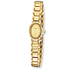 Ladies Charles Hubert Satin Gold-plated Brass Watch