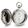 Charles Hubert Silver-tone Brass Pocket Watch with Photo Frame