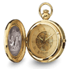 Charles Hubert Gold-plated Brass Pocket Watch with Two Photo Inserts