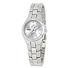 Stainless Steel Round Silver Dial Mickey Mouse Watch