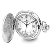 Charles Hubert Brass Floral Design Pocket Watch