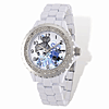Tinker Bell White Enamel Bracelet Crystal Watch