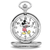 Disney Mickey Mouse Moving Hands Pocket Watch with Chain