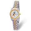 Mickey Mouse Ladies' Roman Numerals Two-Tone Steel Watch