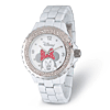 Minnie Mouse Crystal Watch with White Dial