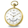 Charles Hubert Gold-tone White Dial Pocket Watch with Date Window